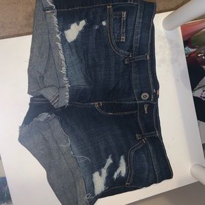 Jean Ripped Shorts
